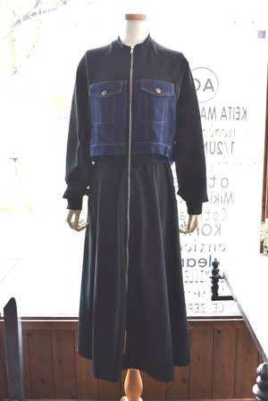 MARECHAL TERRE(マルシャルテル) 26AW ２WAY Zip-up Dress