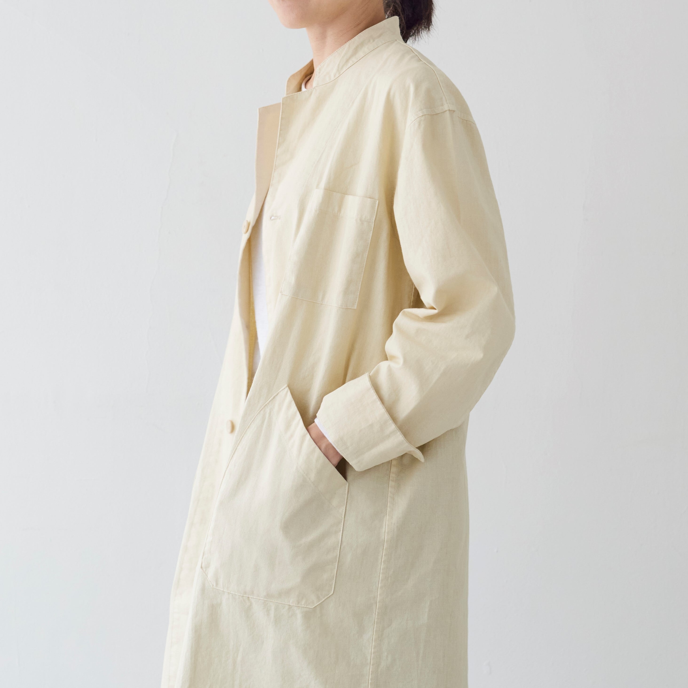 アトリエコート エクリュ / atelier coat ecru | SUUNY LOCATION