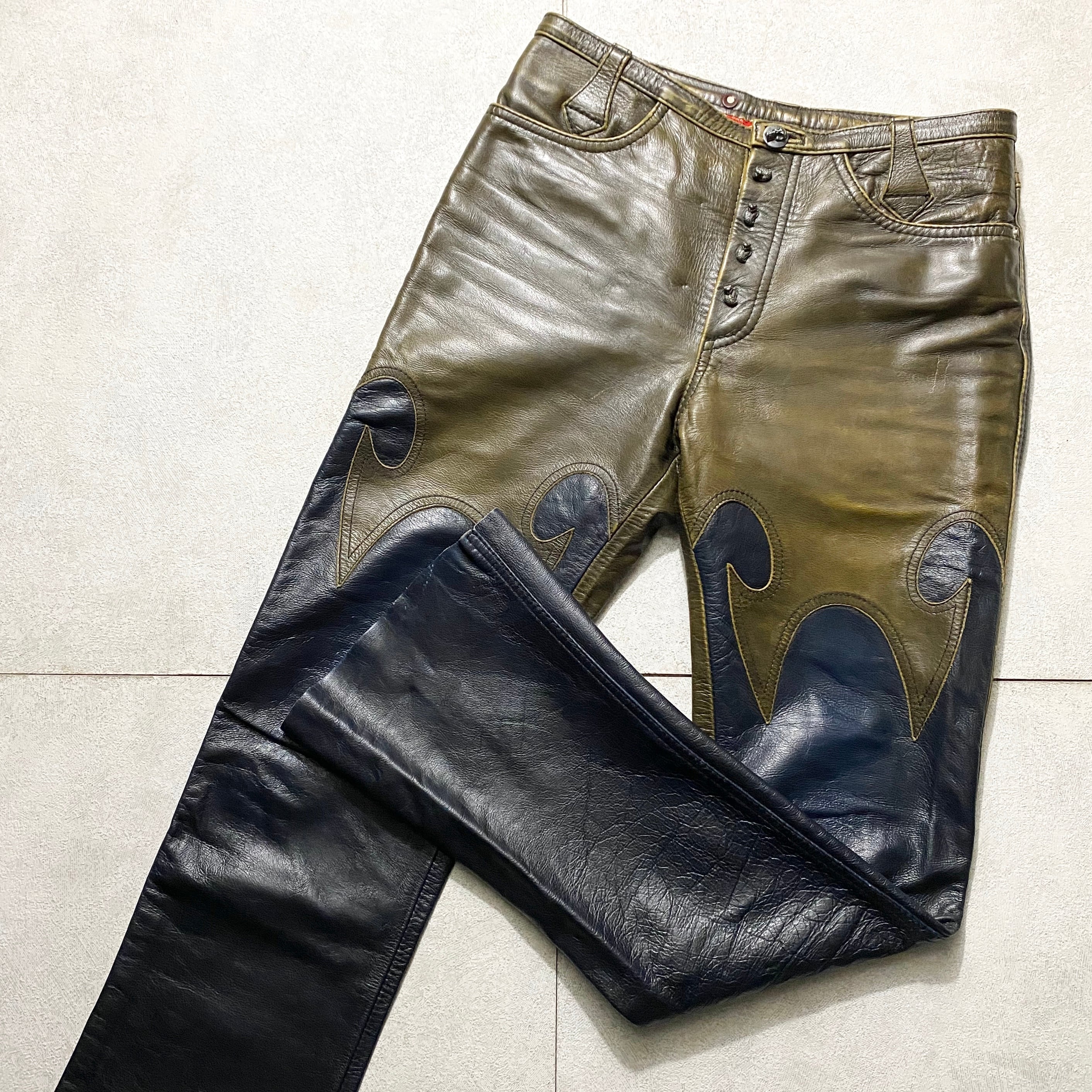 SKKIN U.S.A. craft leather pants | NOIR ONLINE