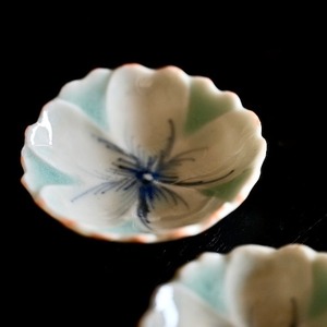【50708】 花の豆皿（1枚） / Hana Pea Plate