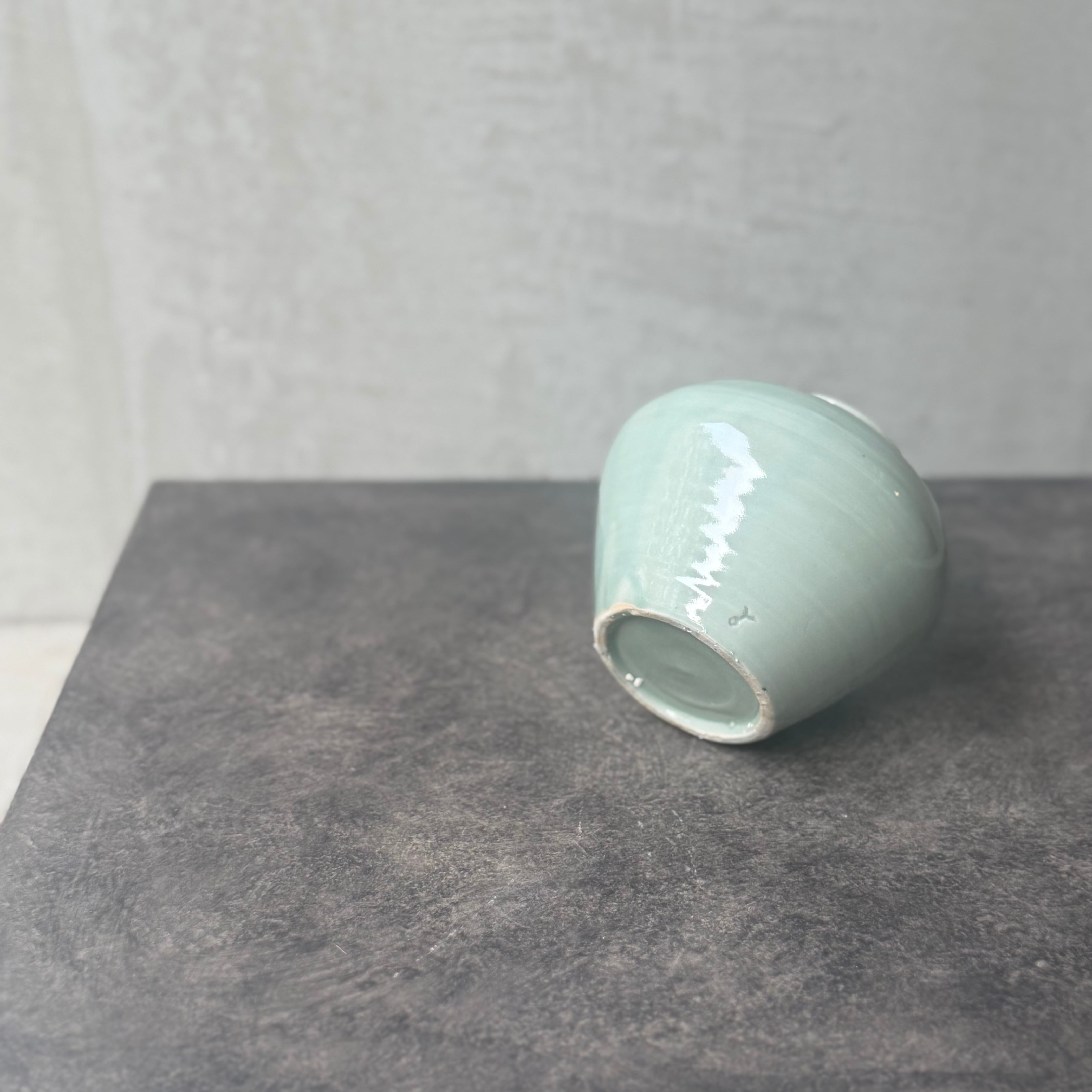 清水善行 青磁小坪壺 | gallery 一白