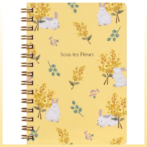 スーレフルール　A6ノート　うさぎ