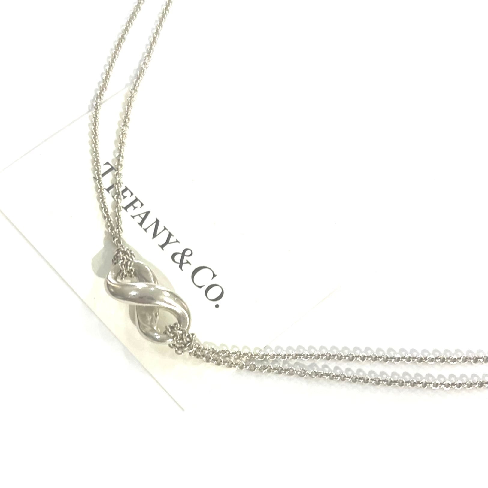 限定価格【TIFFANY&Co.】2527 Wチェーン 立体インフィニティ
