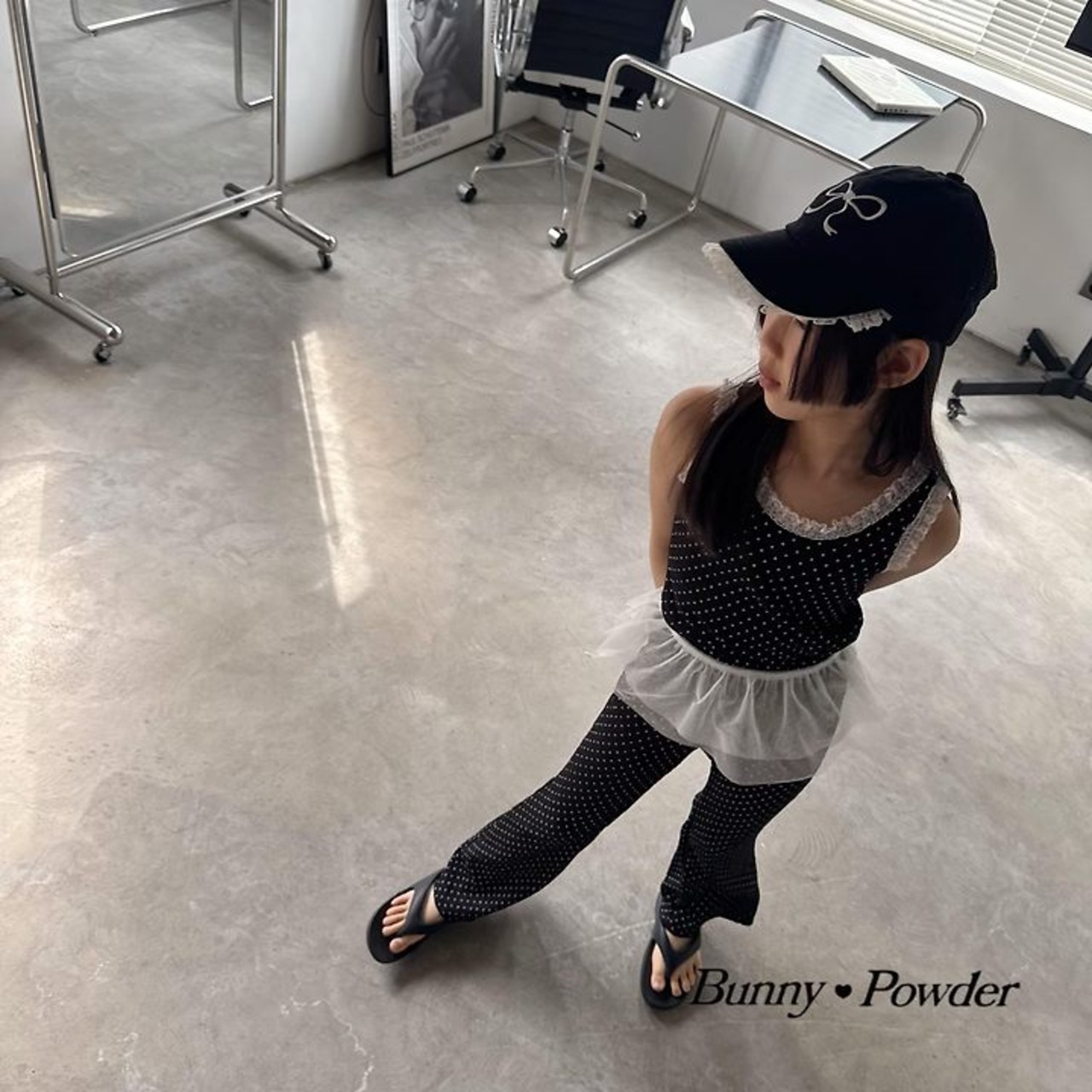 [Bunny Powder] Lace Sleeveless (2XL/3XL/4XL) / [버니파우더] 레이스땡나시 (2XL/3XL/4XL)