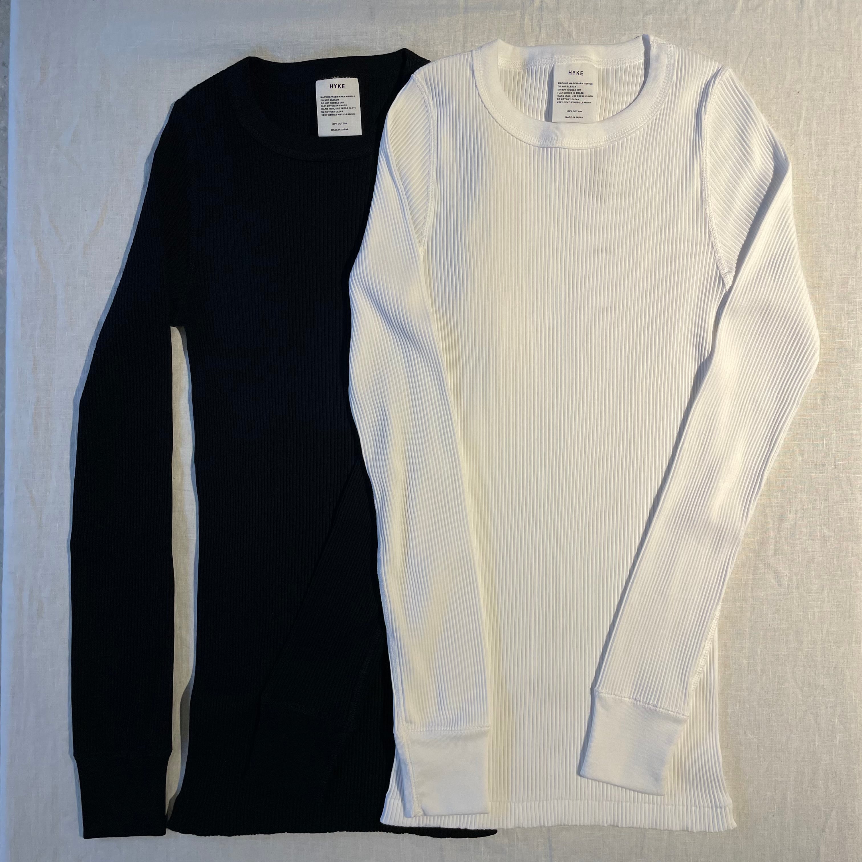 HYKE【ハイク】LONG-SLV TEE (12401) | glamour online