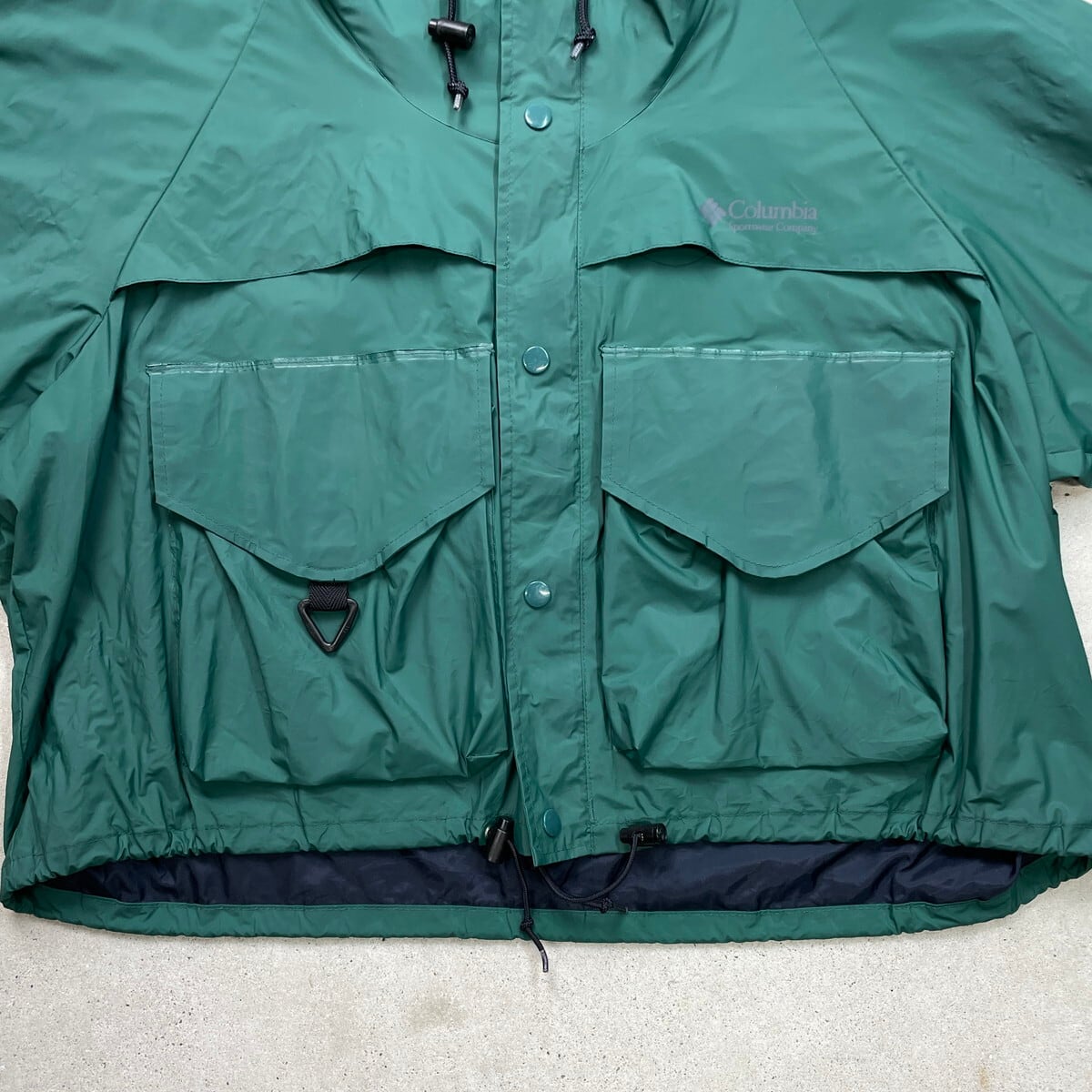 90年代 Columbia コロンビア PFG フィッシングジャケット 短丈 メンズL