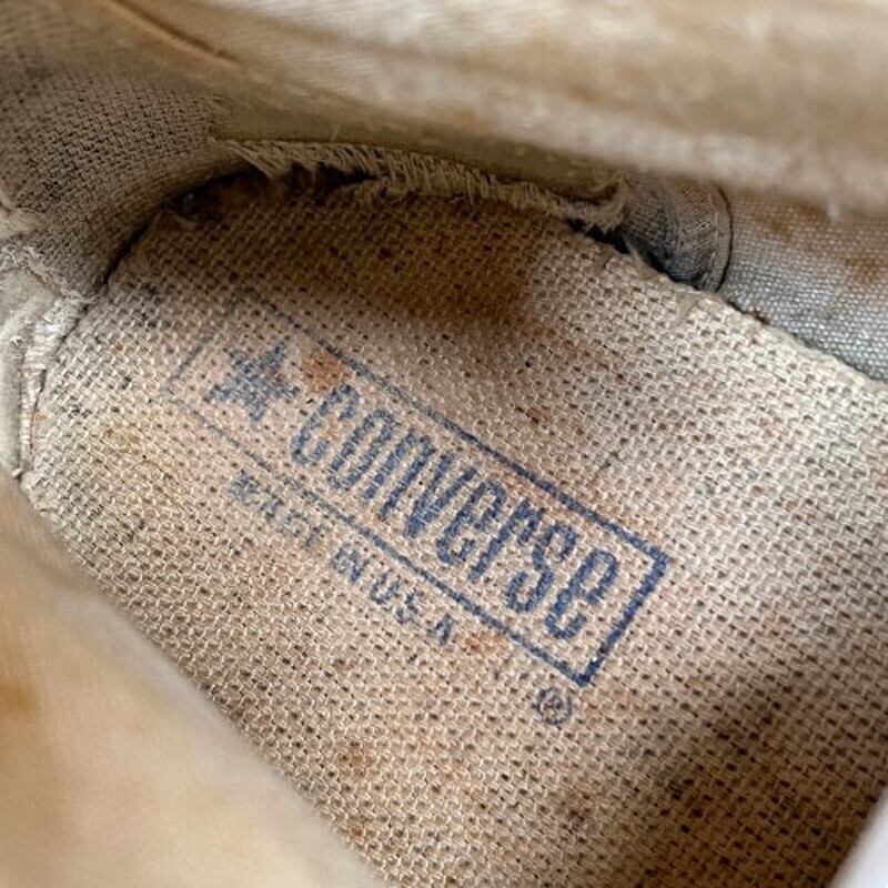 【貴重】オールスター83カモ オリジナルHI 80s青枠青文字USA製 ALL STAR US 83CAMO CL HI / オールスター US 83カモ CL