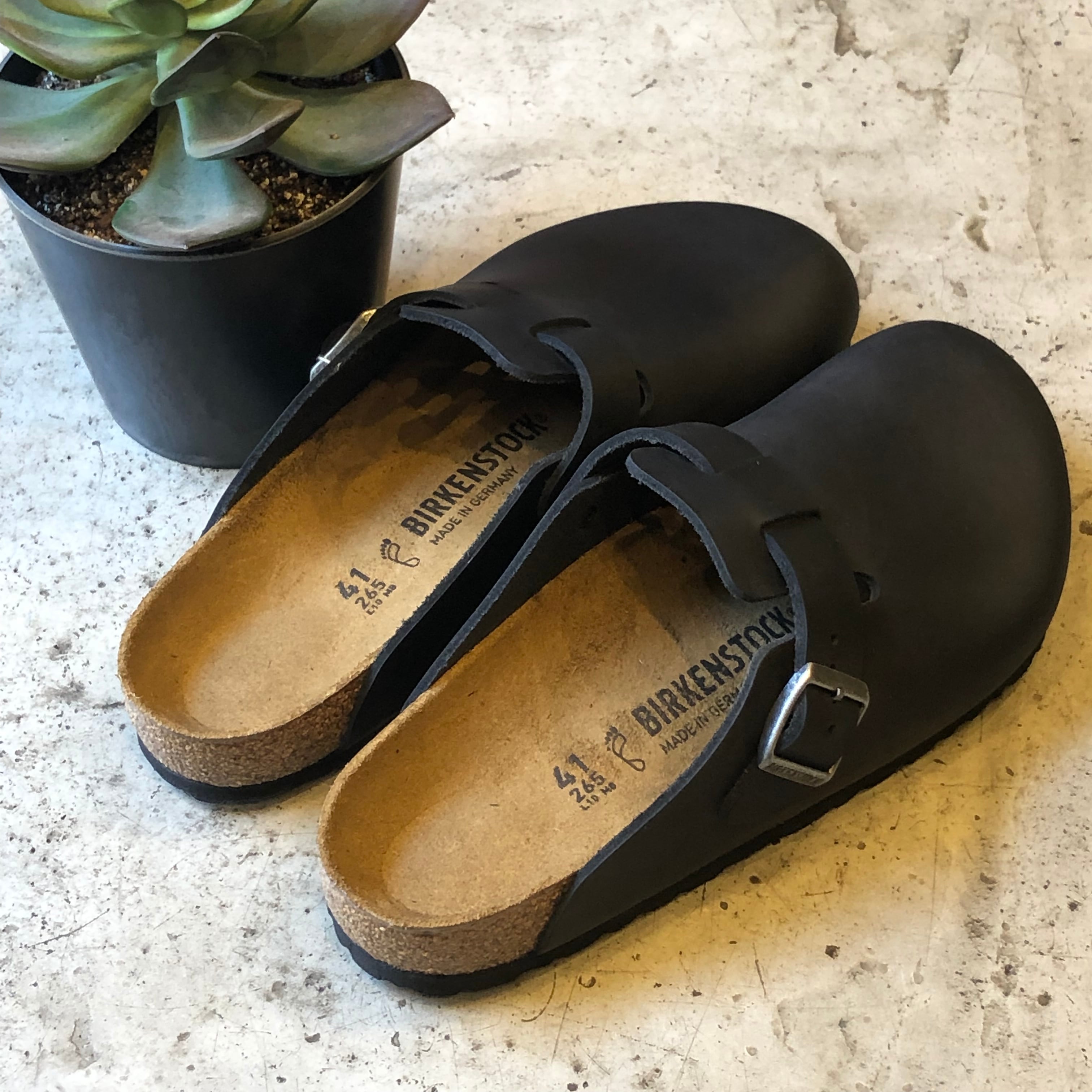 新品 ビルケンシュトック ボストン メンズ レディース OILED.BL | theshoe