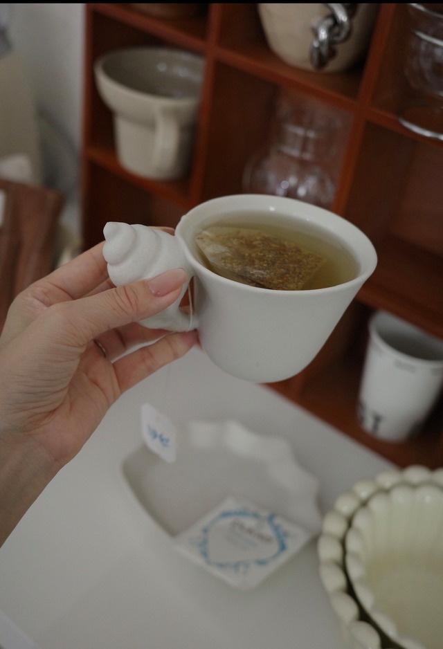 【11/22(土)22:00販売開始】シェルカップ&ソーサー