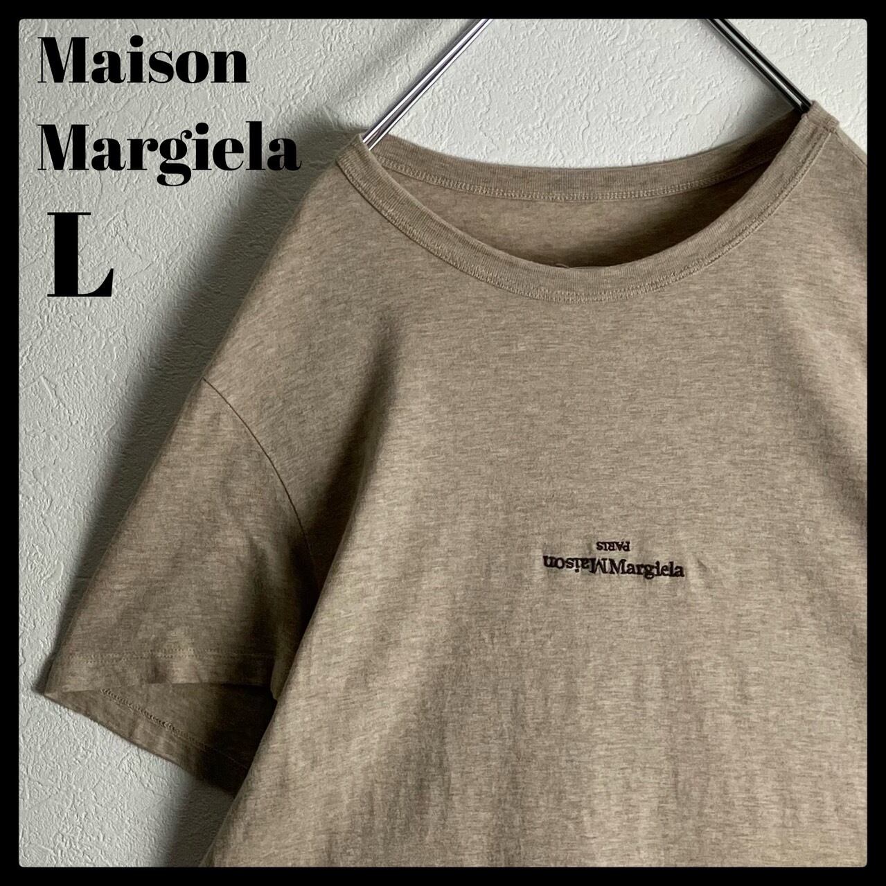 希少カラー】マルジェラ センター刺繍ロゴTシャツ 反転ロゴ 4