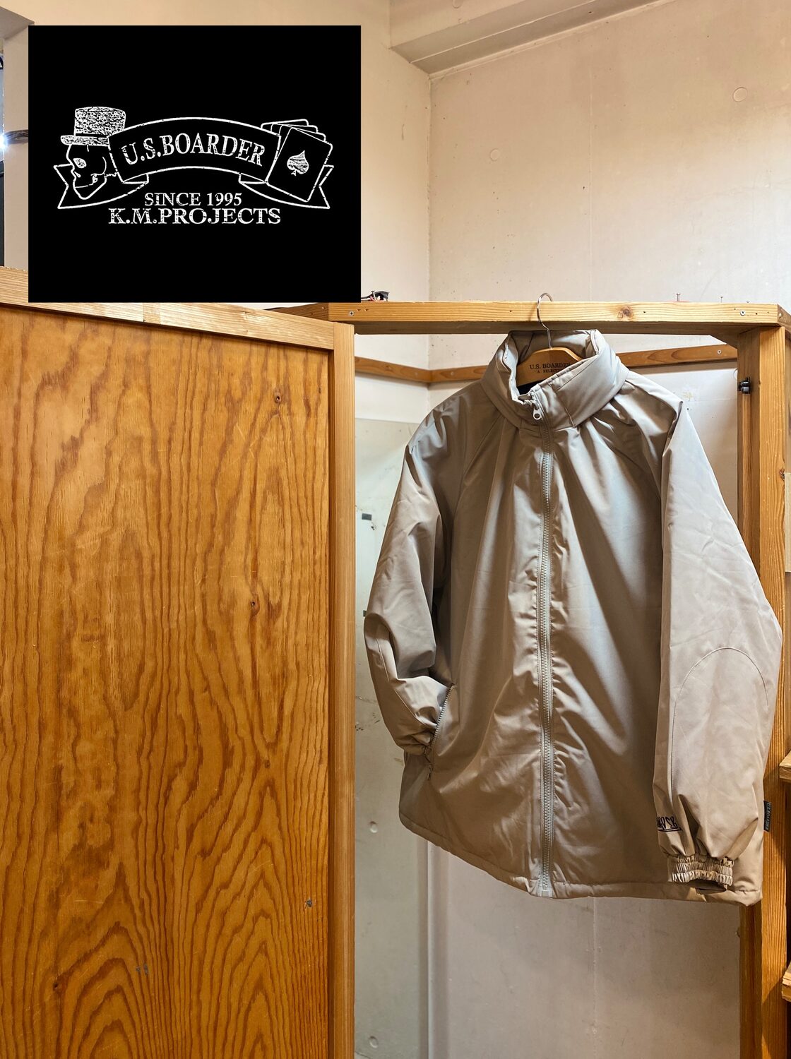usboarder スタンドダウン Stand down ダウンジャケット (Gray) グレイ 