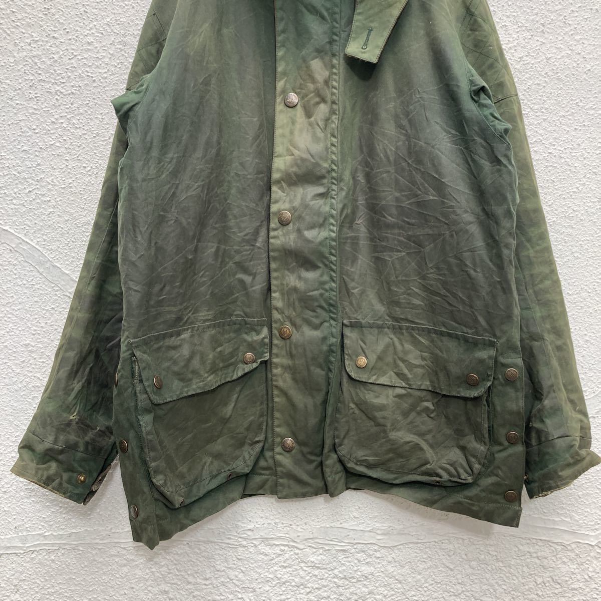 HENRI LLOYD オイルドジャケット Lサイズ イングランド製 緑 グリーン 古着卸 アメリカ仕入 a507-5503