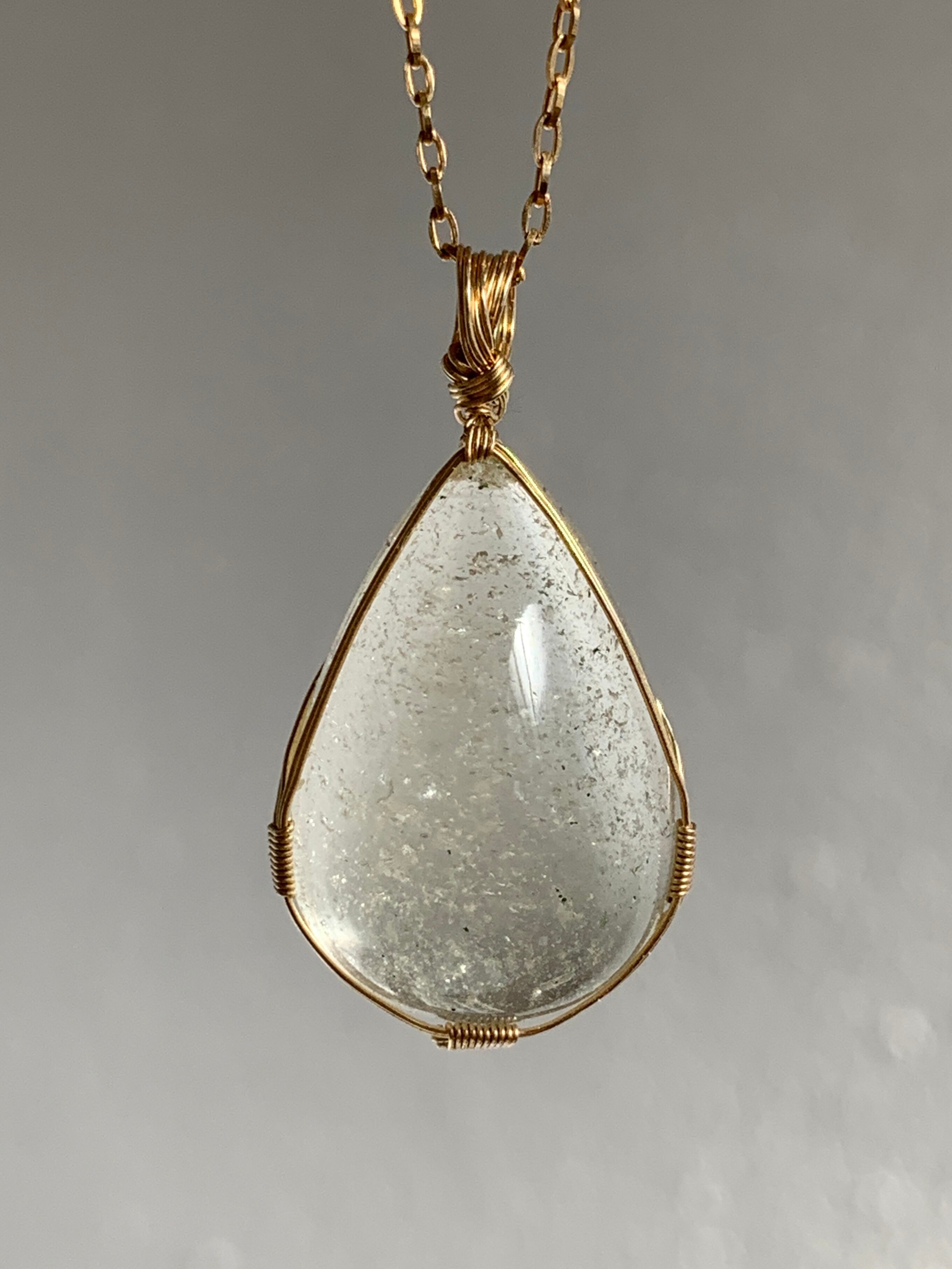 リビアングラス女神巻き®︎ペンダントトップ | komichi コミチの石