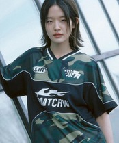 パイピングスポーツジャージTシャツ_GREEN/Piping Sports Jersey Vol.3_Green