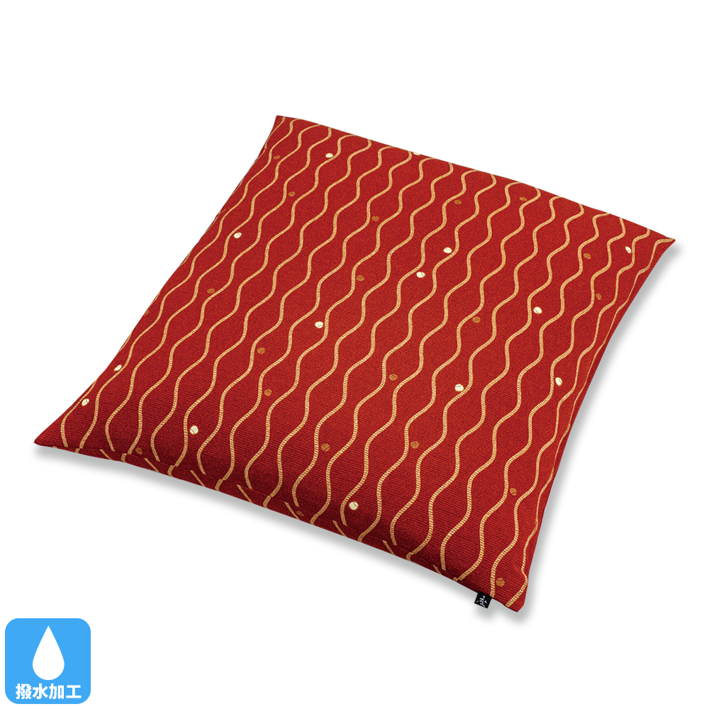 Tabi suru monyo/旅する文様 座布団(カバーのみ)Yorimichi EE(えんじ)59×63