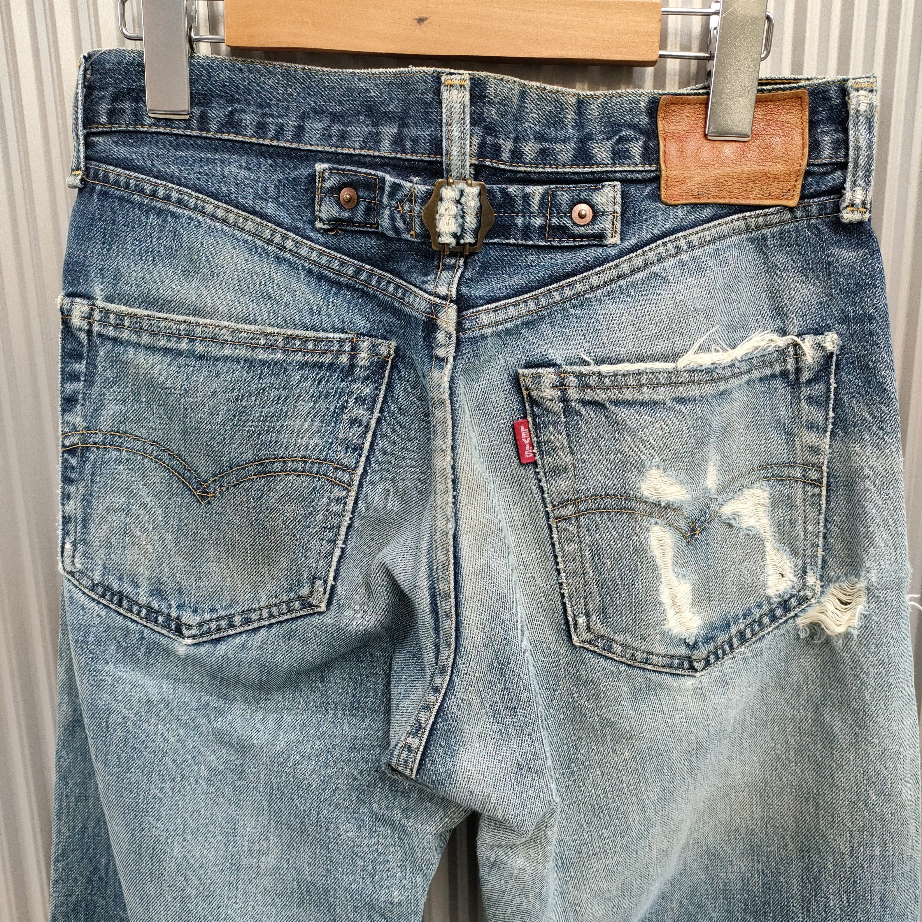 DENIME 022 デニムパンツ ジーンズ W30 美品 初期 革パッチ