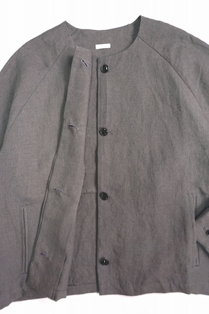 Belgium Linen No Collar Jecket