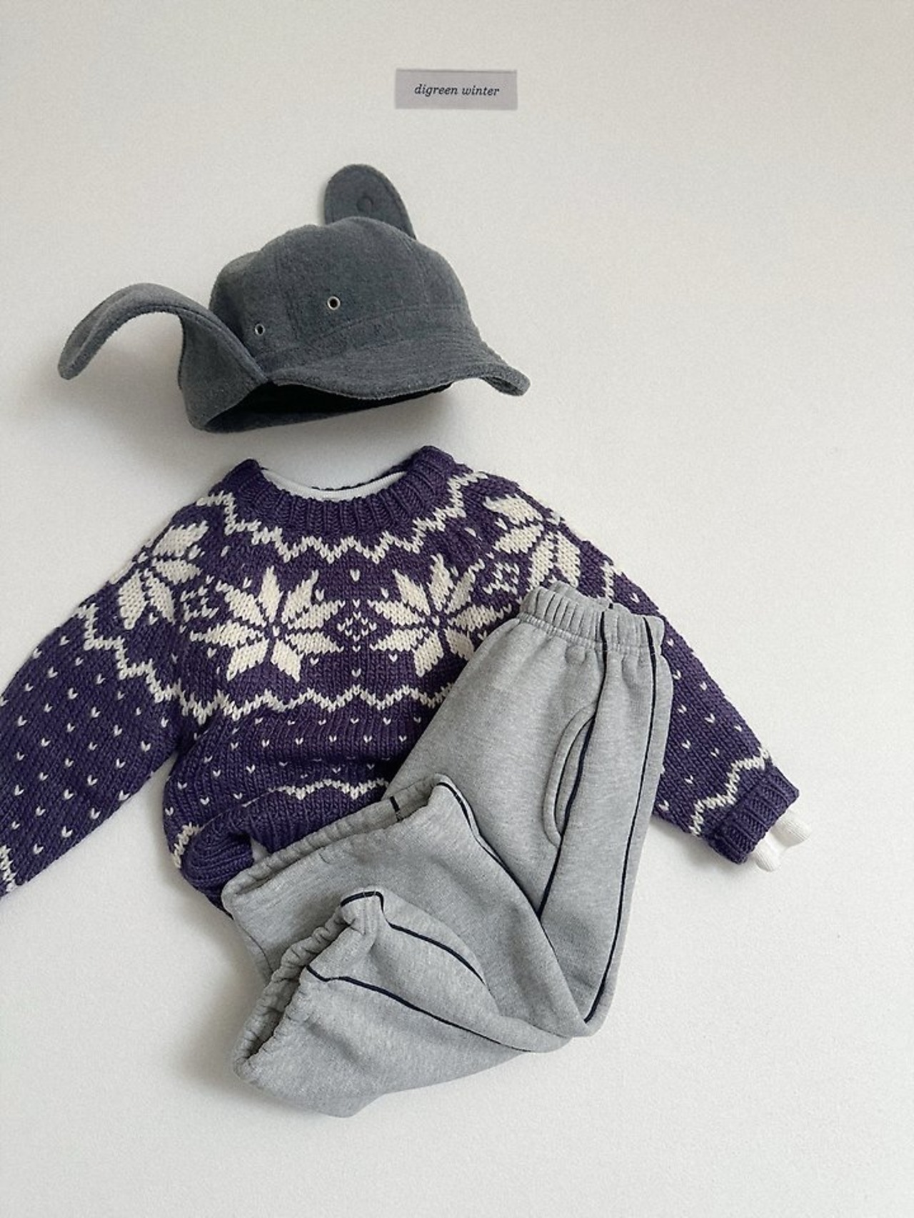 〖取寄〗韓国子供服 / 26winter / Digreen / カウチンニット / キッズ / 冬服 *S~2XL*
