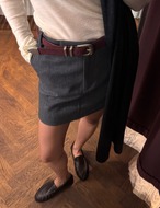 【新作5％OFF・3日間】牛革100％・Real Suede Belt_3colors