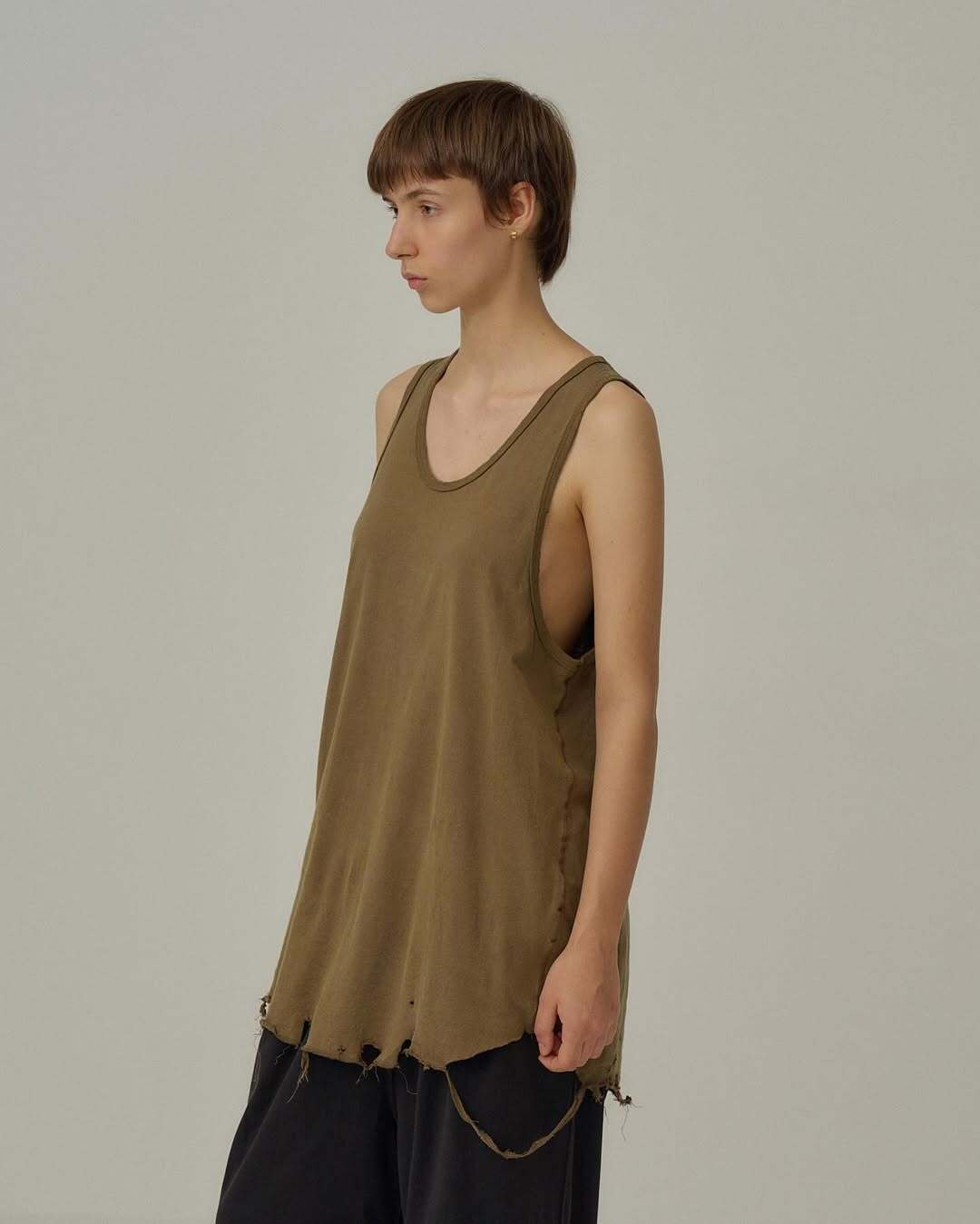 25SUMMER ANCELLM DAMAGE TANK TOP 1サイズ 25SUMMER ANCELLM DAMAGE TANK TOP 1サイズ 25SUMMER ANCELLM DAMAGE