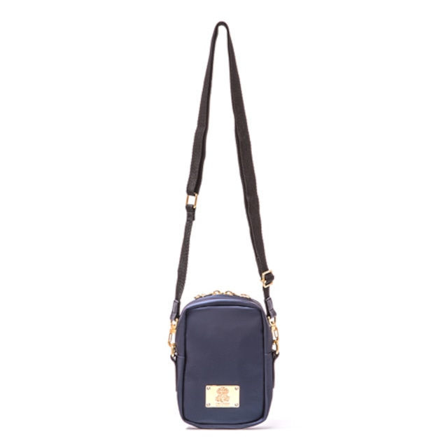 【NAVY】SW CROSSBODY BAG／クロスボディバッグ（ゴールドプレート）