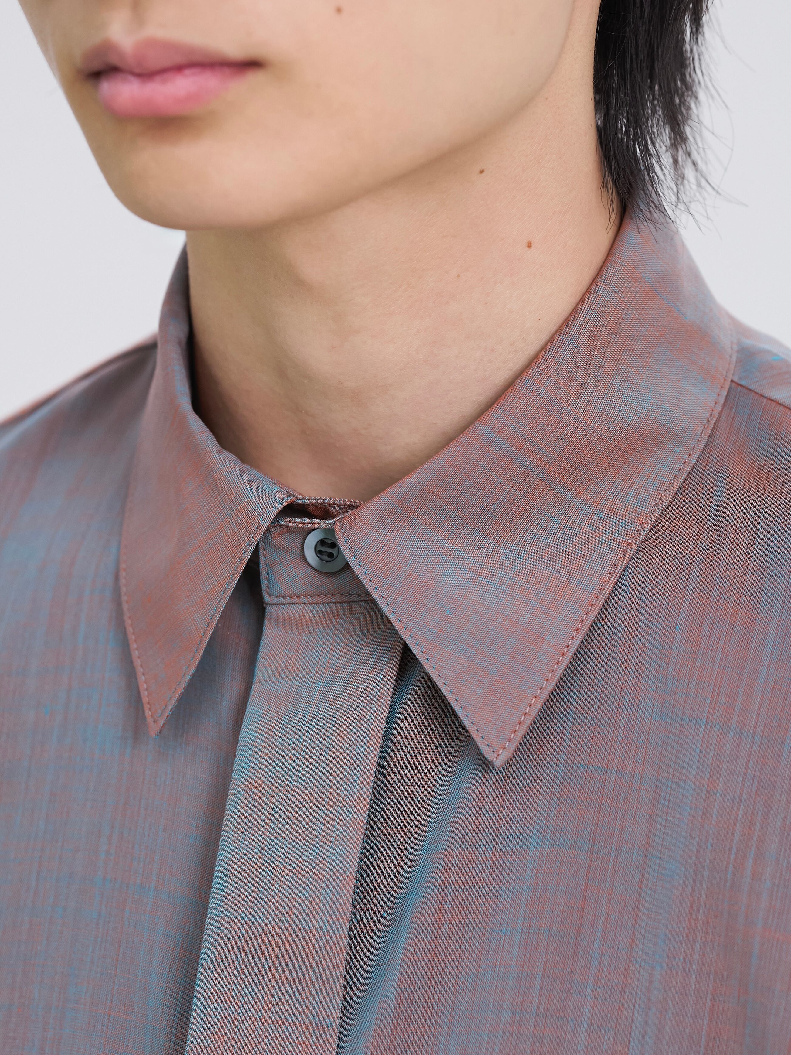 OVERSIZED CHAMBRAY SHIRT【GREIGE】 | lapiis