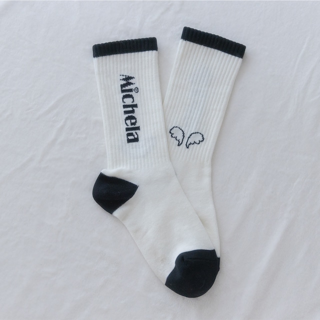 Michela logo リブソックス (Black)