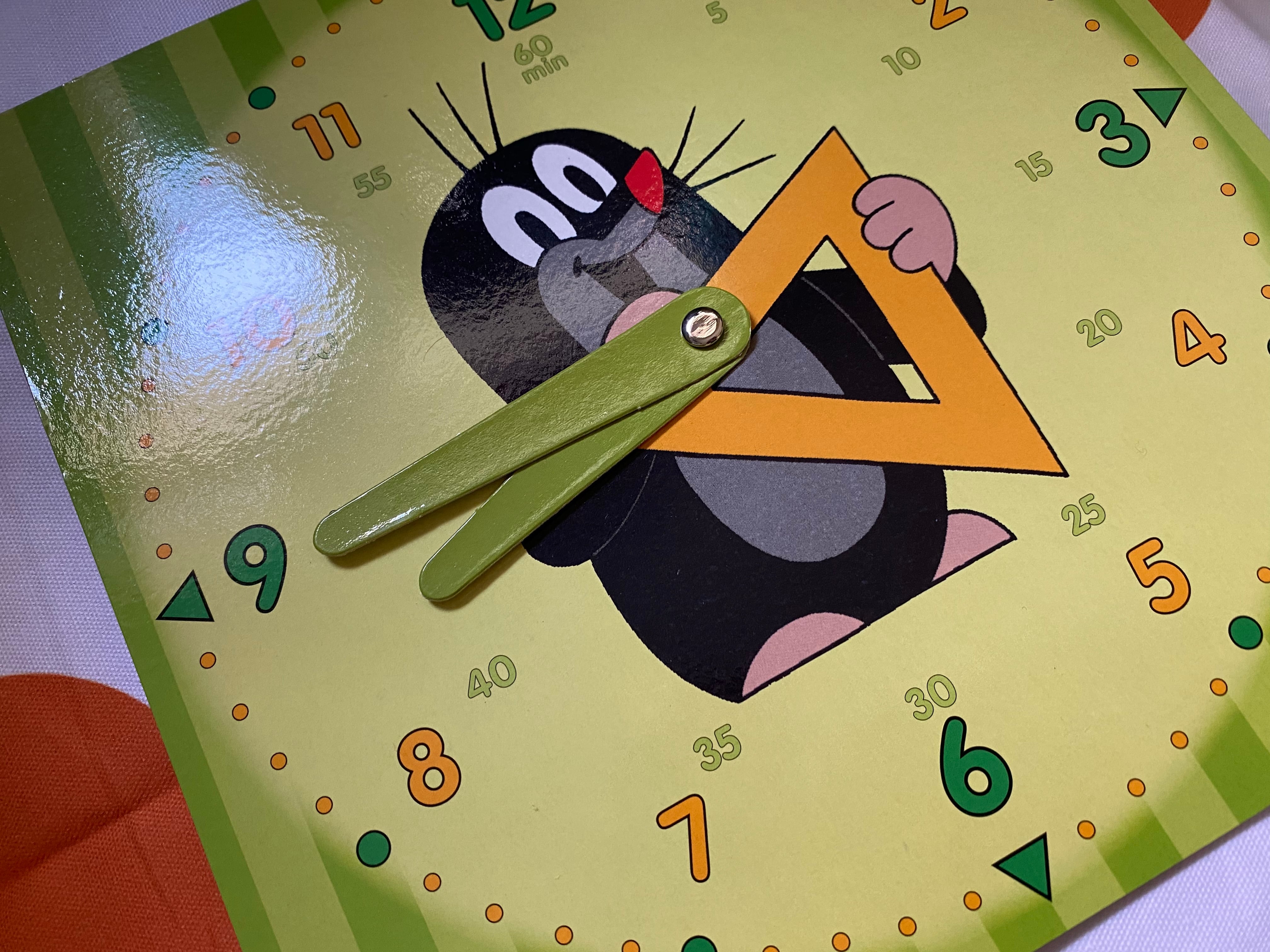 チェコ製 クルテク 時計 おもちゃ 知育玩具 チェコアニメ | コチカーニバル