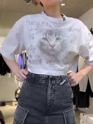 【25SS】Maison MIHARA YASUHIRO ミハラヤスヒロ / BLEACHED CROPPED TEE