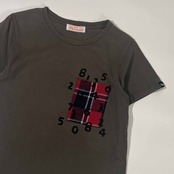 SOU SOU × le coq sportif ソウソウ × ルコックスポルティフ デザイン 半袖 Tシャツ/チャコールグレー系 メンズ