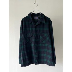 -PENDLETON- 70's wool check shirt