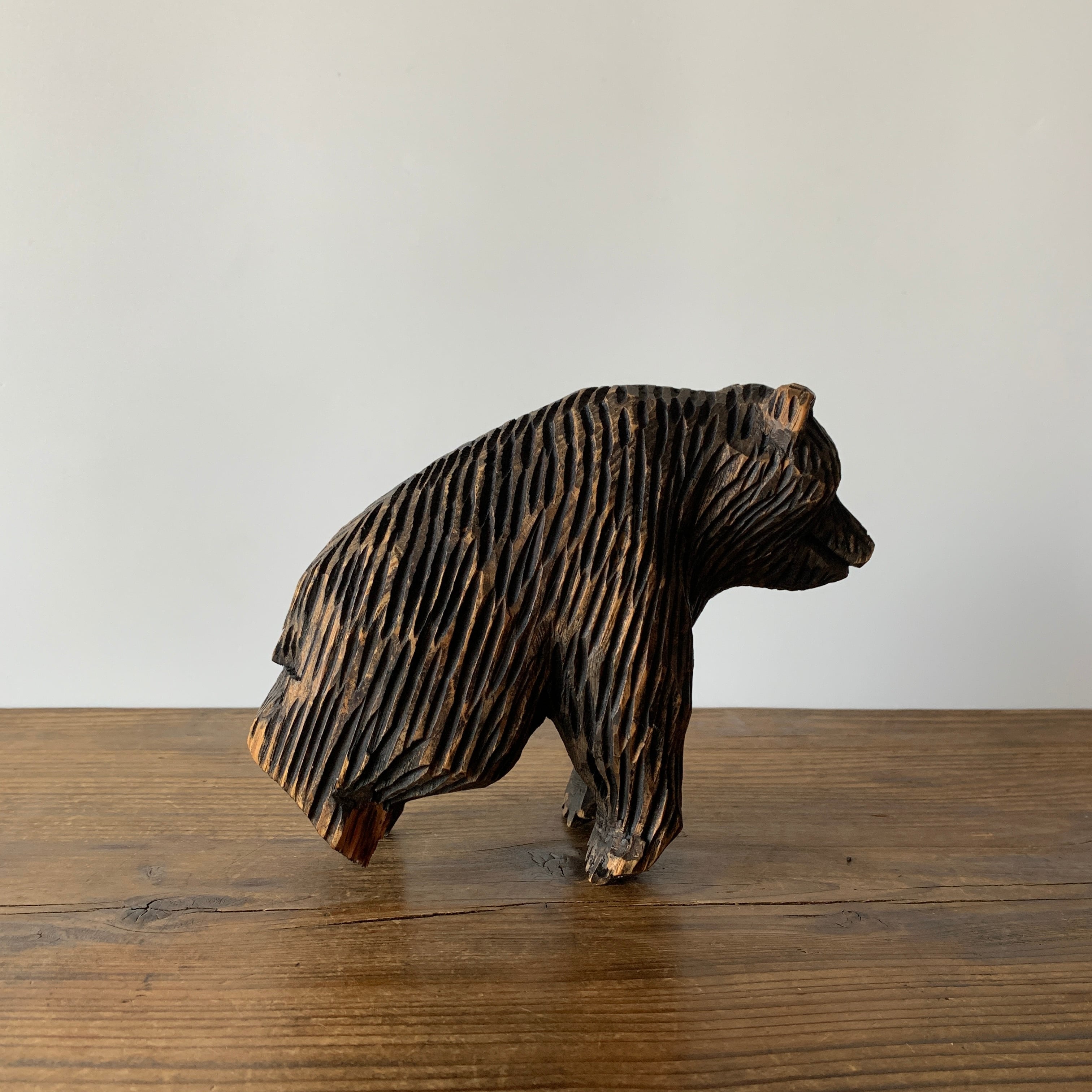 Wooden Bear A | troldhaugen antiques ｜ 北欧アンティーク・古道具