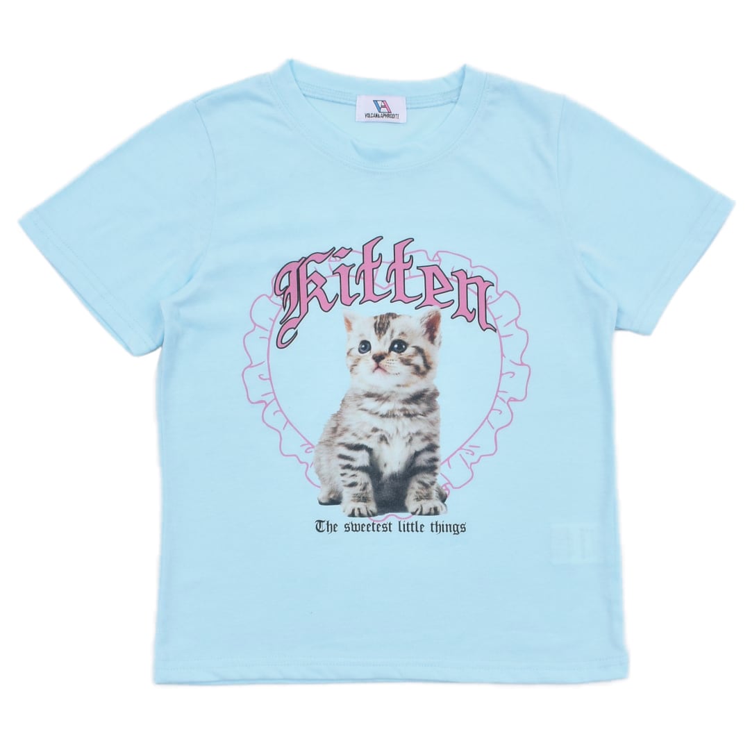 Kitten(子猫)ミニTシャツ | VOLCAN&APHRODITE