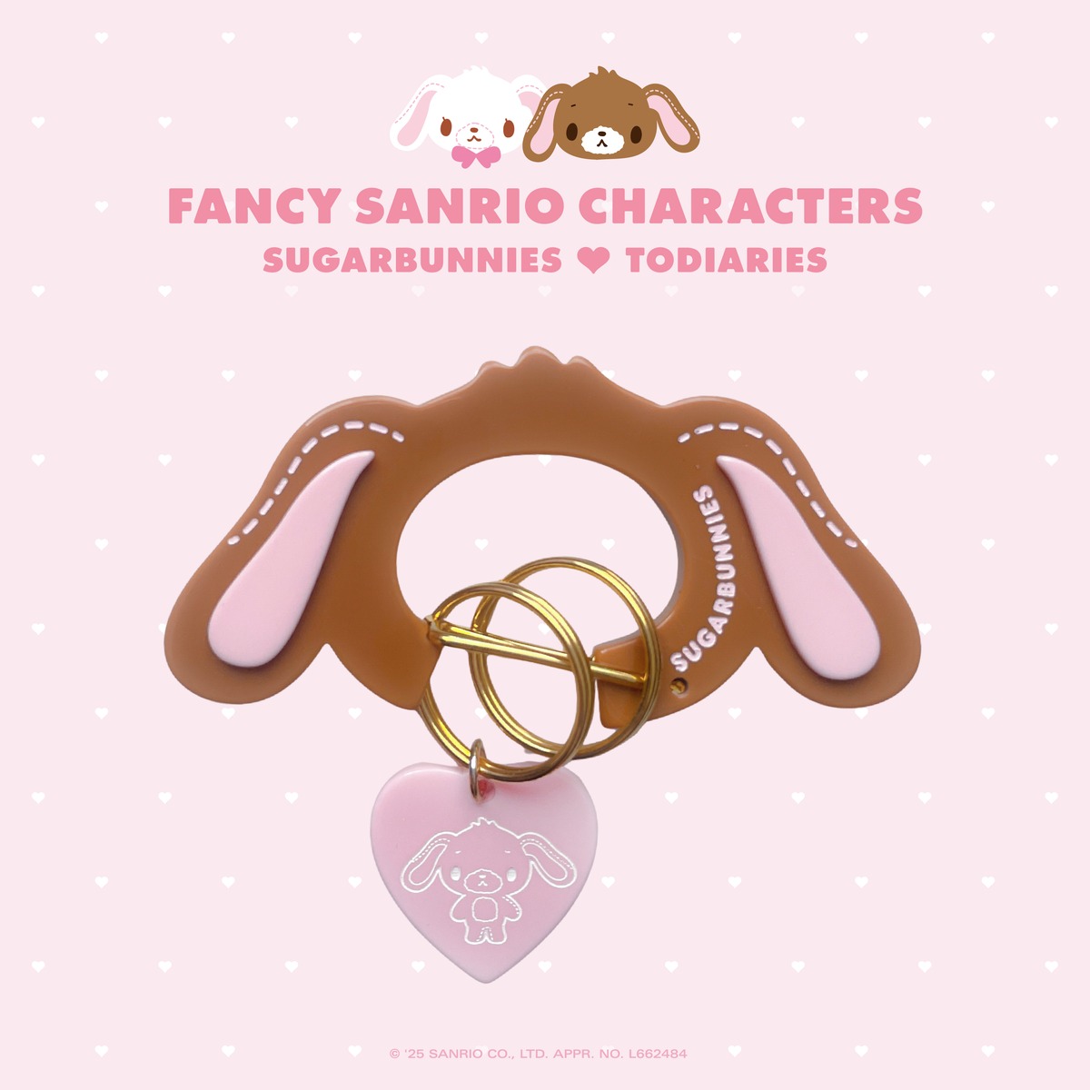 TODIARIES × FANCY SANRIO CHARACTERS・SUGARBUNNIES カラビナ