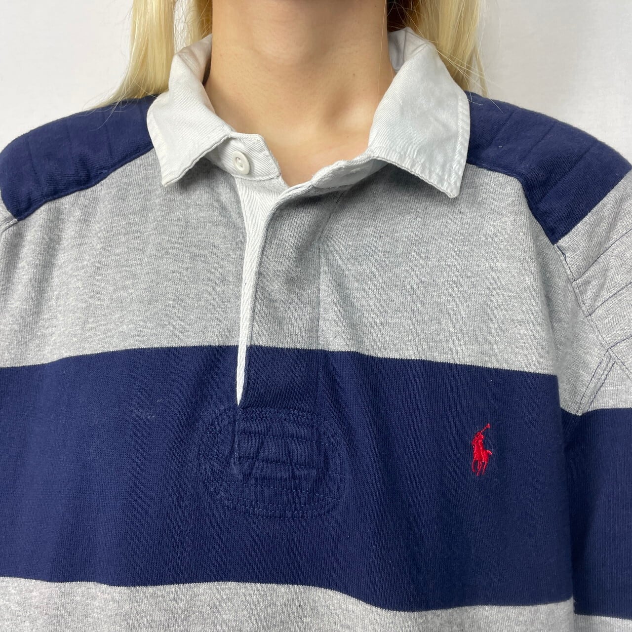 Polo by Ralph Lauren ポロバイラルフローレン ボーダー エルボー 