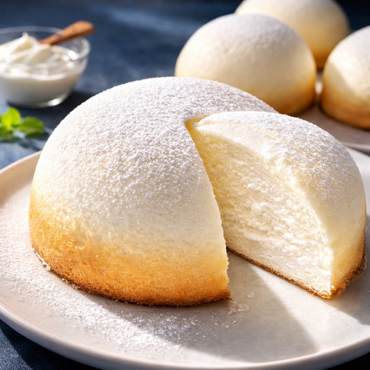 ヨーグルト米粉スフレ