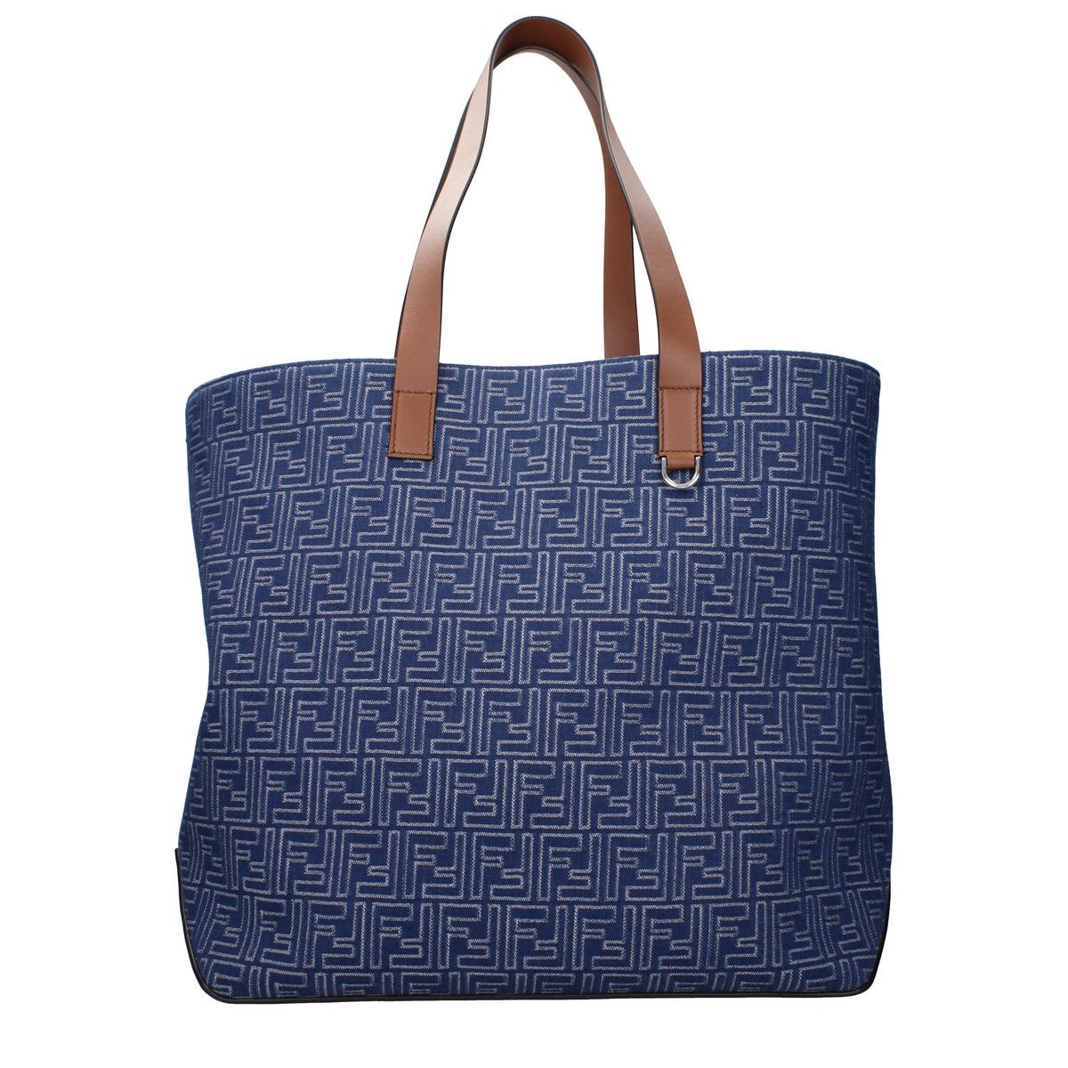 FENDI フェンディ メンズ ショルダーバッグ ファブリック ブルー