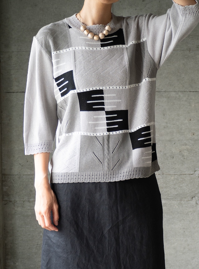 "cellielan" 1980s Geometric patterns knit