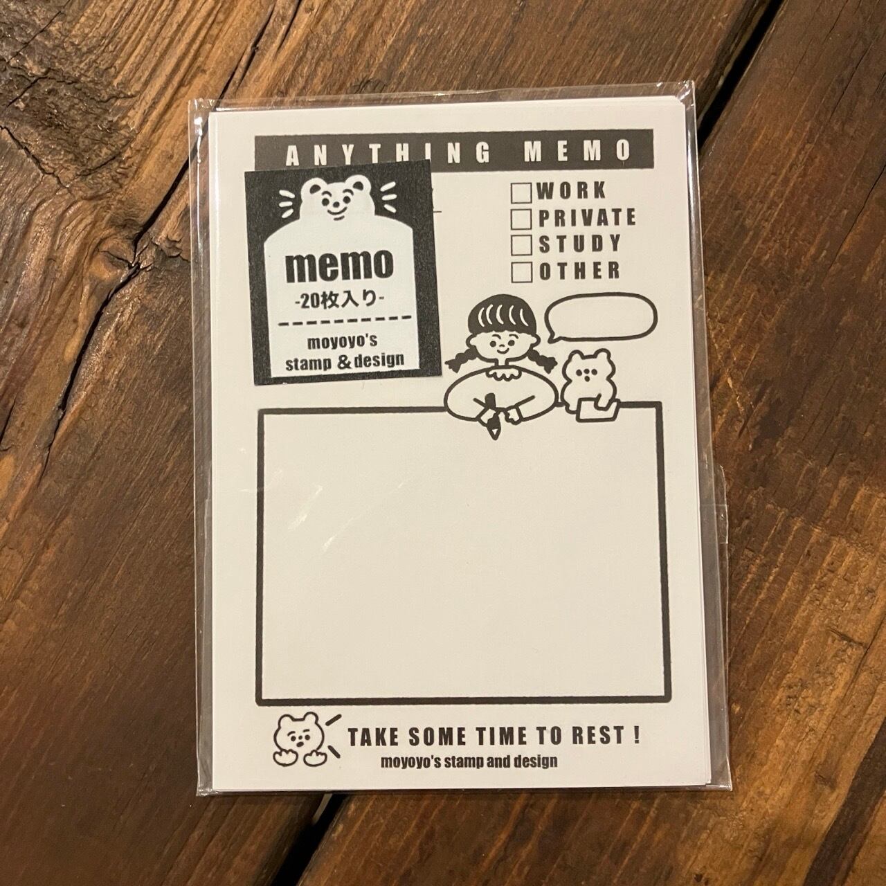 moyoyo's stamp&design MEMO ANYTHING MEMO MY01