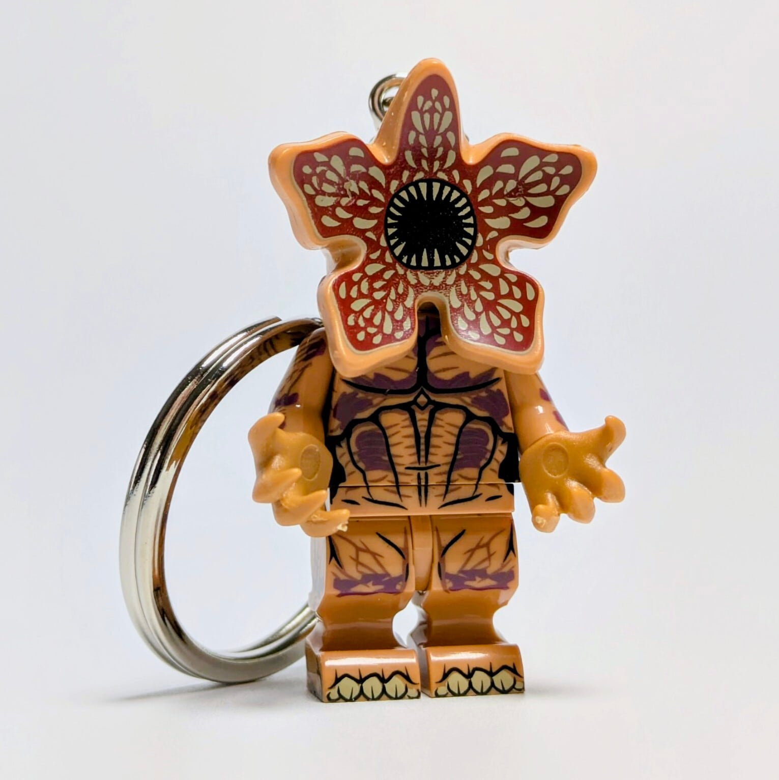 ★ブロックフィギュアキーホルダー ★ 【 Stranger Things ( ストレンジャーシングス ) 】デモゴルゴン ver.3 〚アメリカン雑貨 アメトイ〛