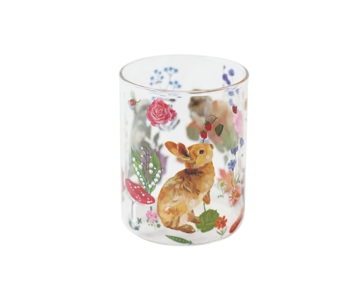 Nathalie Lete Heat resistant Middle glass Rabbits