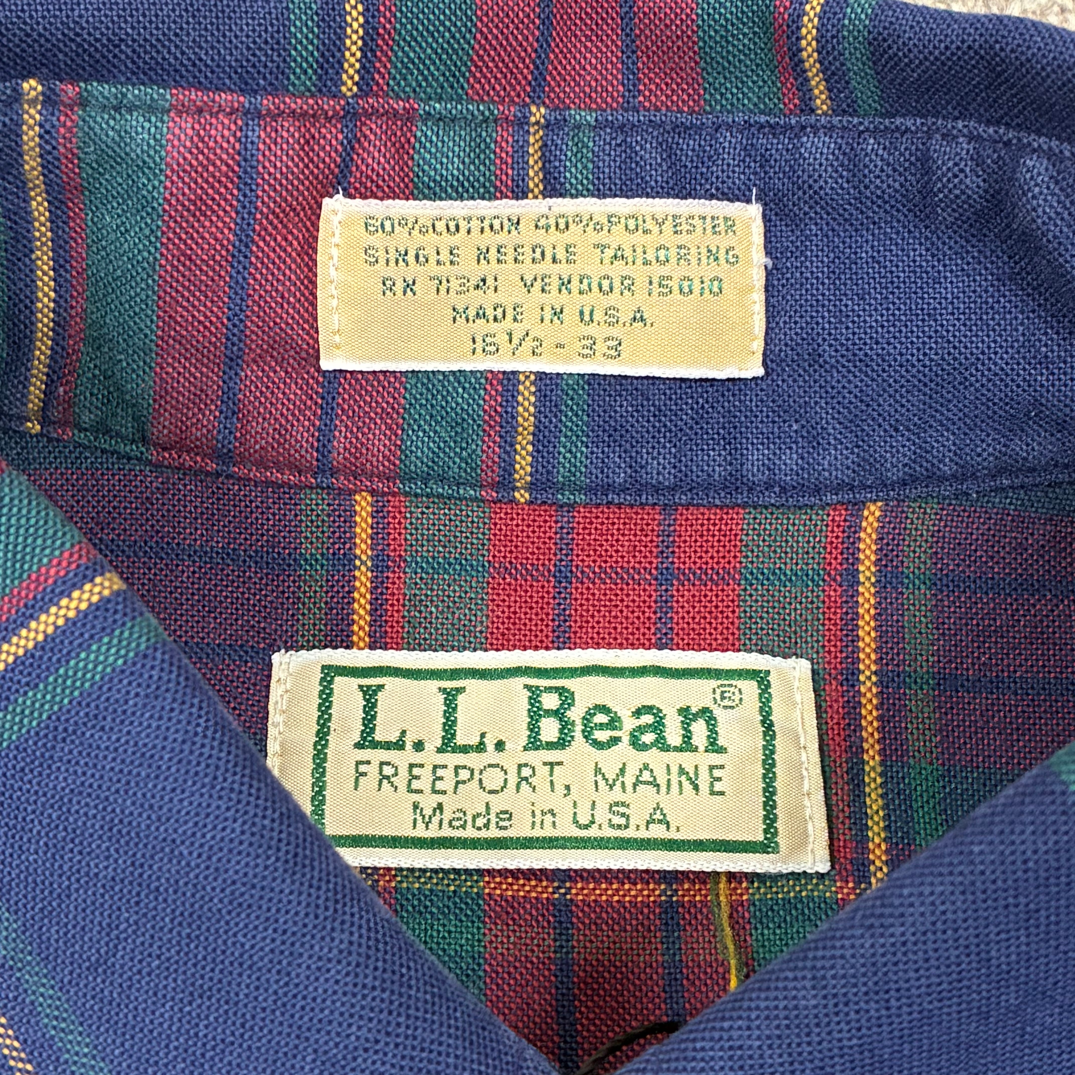 80〜90年代 USA製  エルエルビーン ウール ピーコート Pコート