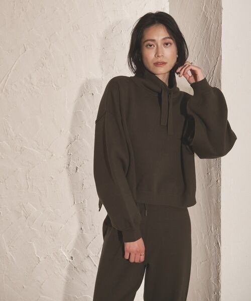 【Audrey and John Wad オードリーアンドジョンワッド】SMOOTH KNIT HIGH NECK PULLOVER スムースニットハイネックプルオーバー L1740 (3COLORS)