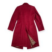 Corinne Sarrut コリンヌサルー アンゴラ混 ウール ロング コート サイズ 38 /ボルドー系 トゥモローランド 日本製