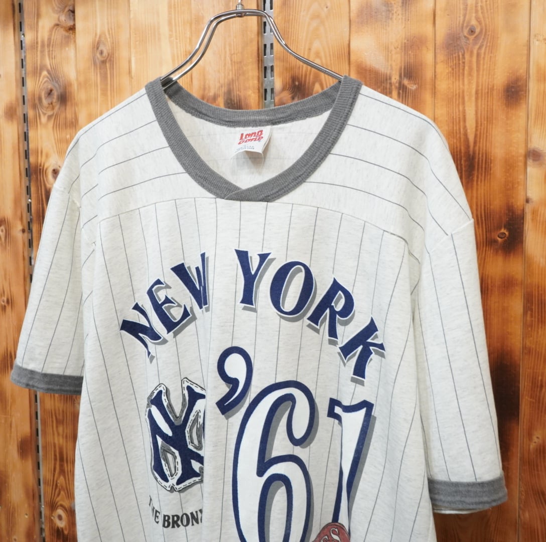 long gone usa製 newyork yankees ニューヨークヤンキース Tシャツ L
