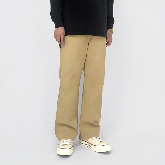 ワイド テーパード フルレングス パンツ 3 カラー H00046