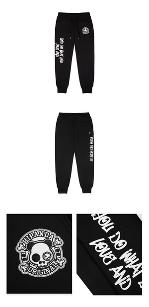 【HIPANDA 】1362メンズ 裏起毛  スウェットパンツ