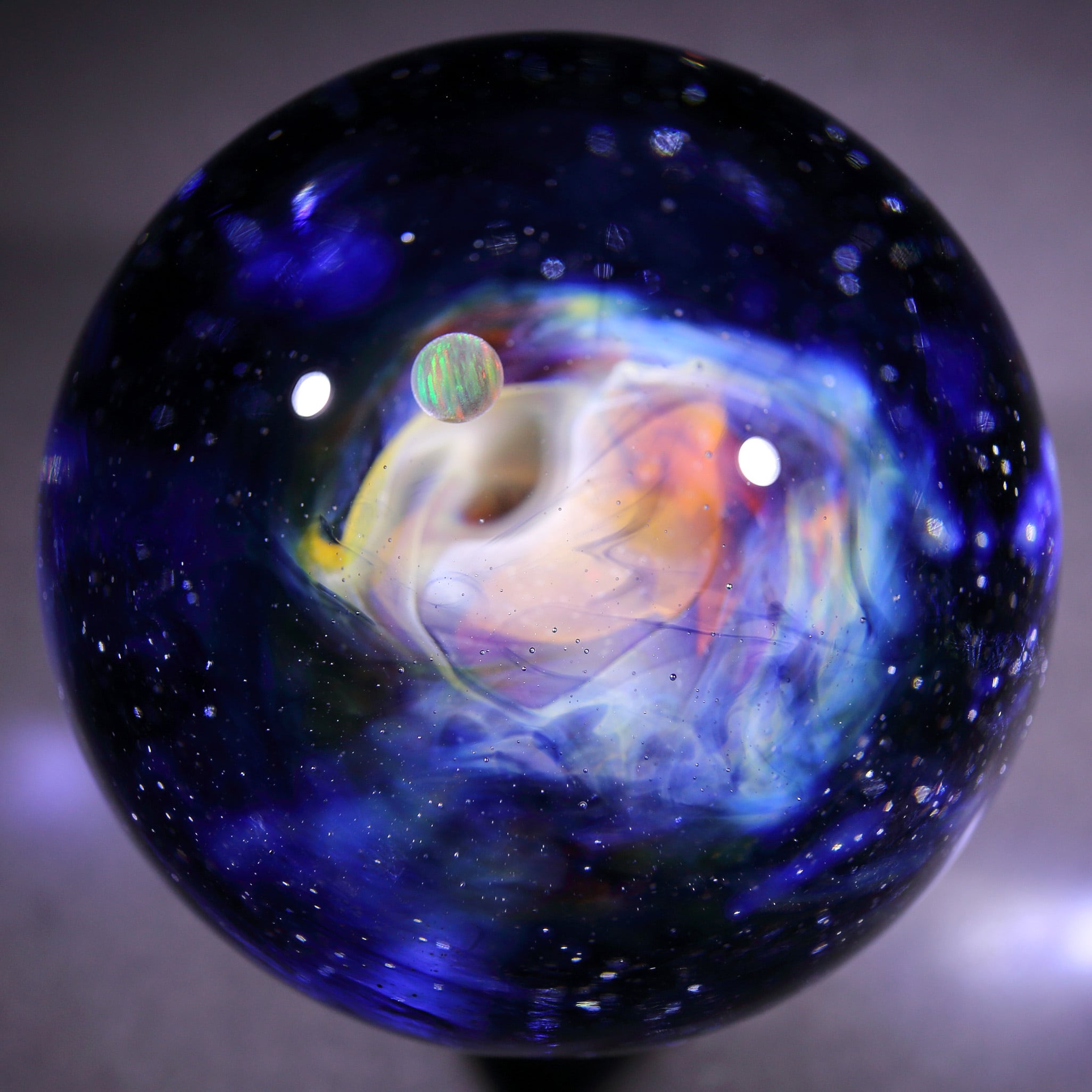 54mm Nebula Galaxy Glass Marble 星雲状宇宙ガラスマーブル