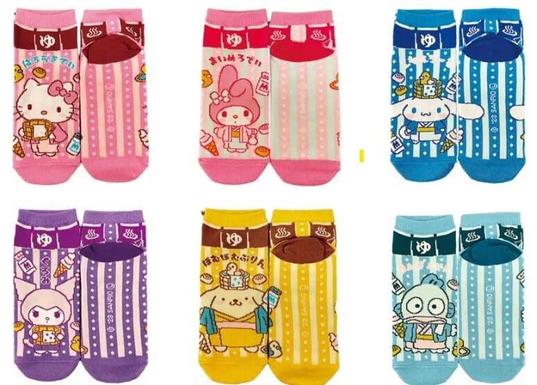 サンリオキャラクターズ ご当地温泉靴下 (Sanrio Characters Local Hot