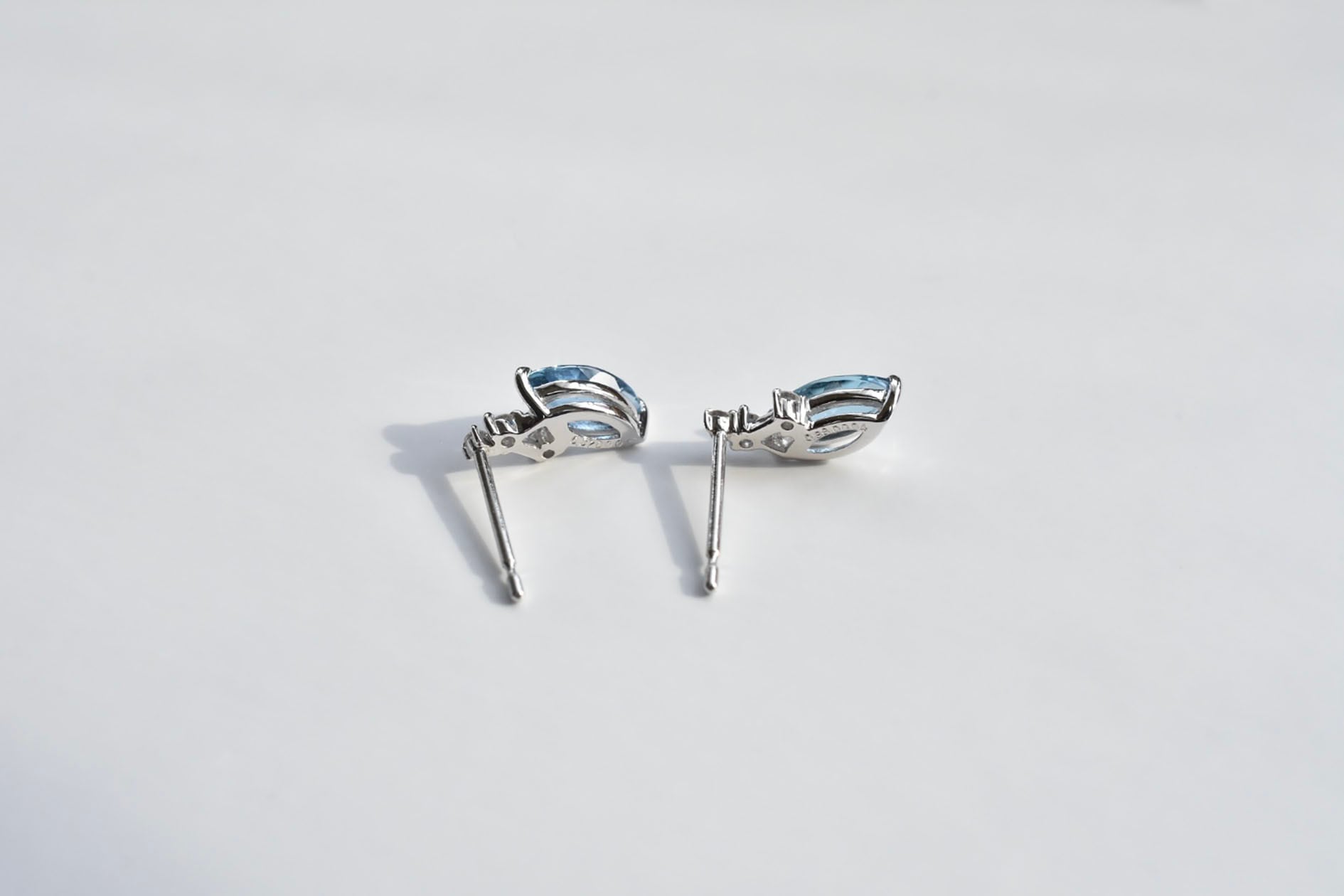サンタマリア・アクアマリン ピアス 0.37ct 0.38ct / PT900 サンタマリア・アクアマリン ピアス 0.37ct 0.38ct / PT900